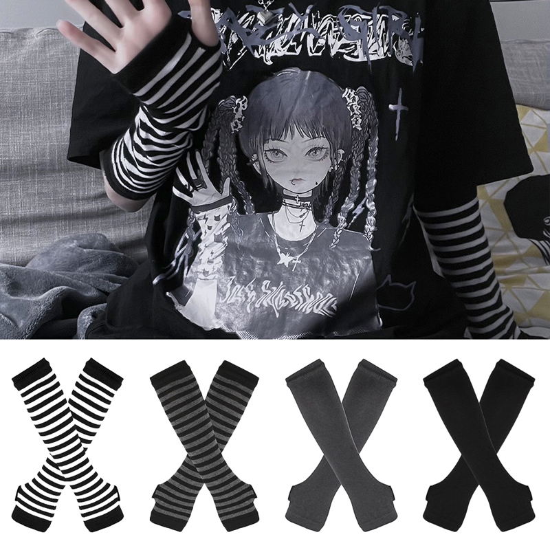 Fingerless Glove Knit - Женские гетры без пальцев в готическую