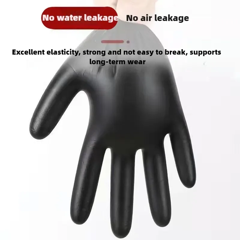 Одноразовые черные нитриловые  – обзор и цена Nitrile Mechanic Glove